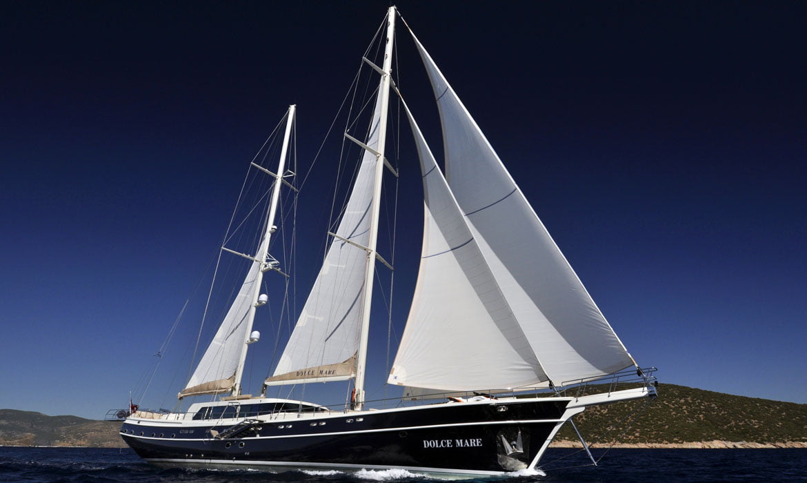 Gulet yacht, adriatic sea,
